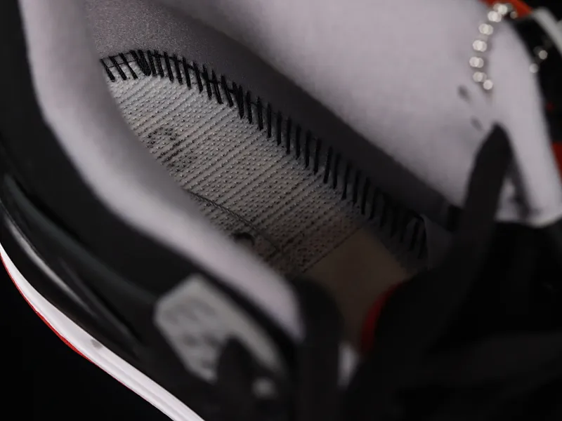All categories Air Jordan Jordan series basketball shoes Air Jordan 4 LJR version Air Jordan 4 Retro "Bred" AJ4 Jordan 4 first year re-engraved new black and red 308497-060